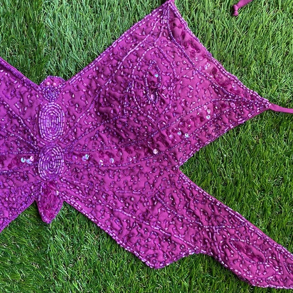 Beaded butterfly top - Picture 4 of 13